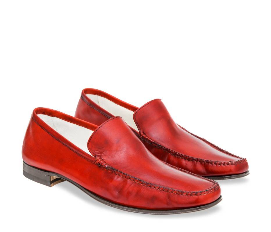 Pakerson MOCASSINO CERRETO PELLE ROSSA Moda