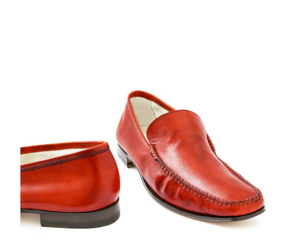 Pakerson MOCASSINO CERRETO PELLE ROSSA Moda