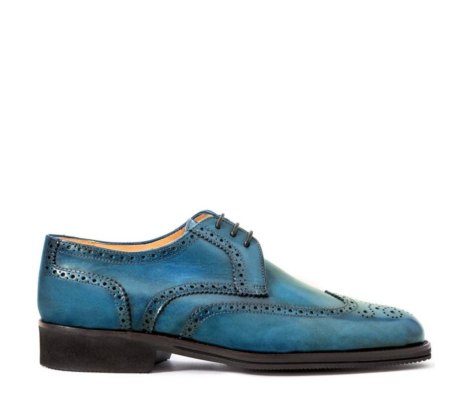 Pakerson DERBY PISA PELLE AZZURRO BAY