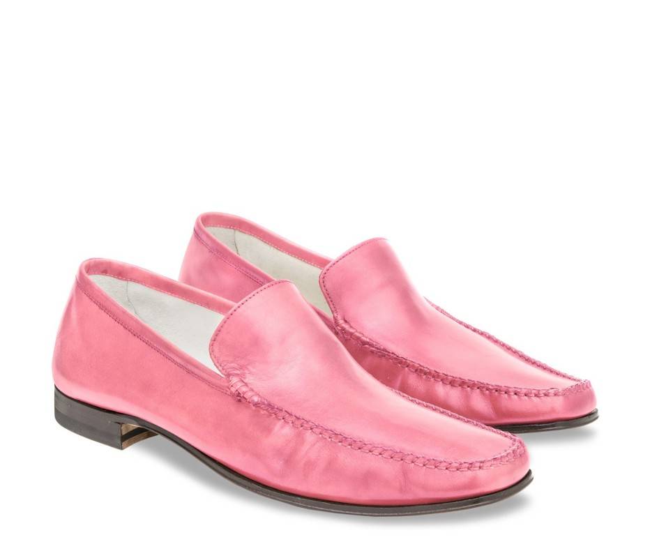 Pakerson MOCASSINO CERRETO PELLE ROSA Italia