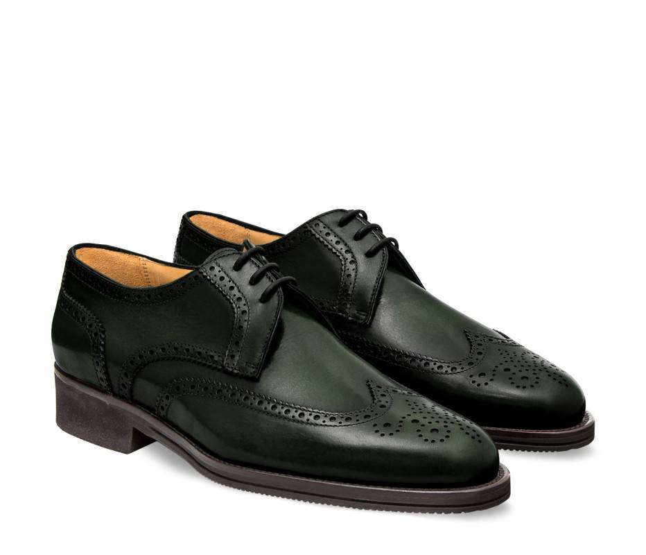 Pakerson DERBY PISA PELLE VERDE TARTARUGA Sconto