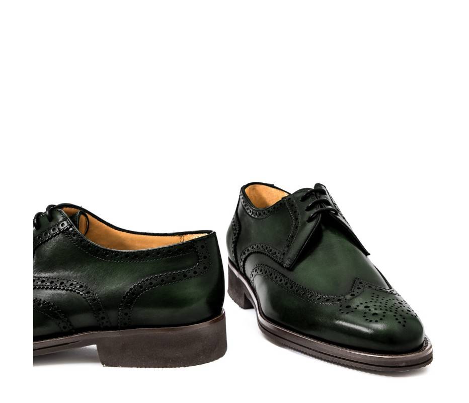 Pakerson DERBY PISA PELLE VERDE TARTARUGA Sconto