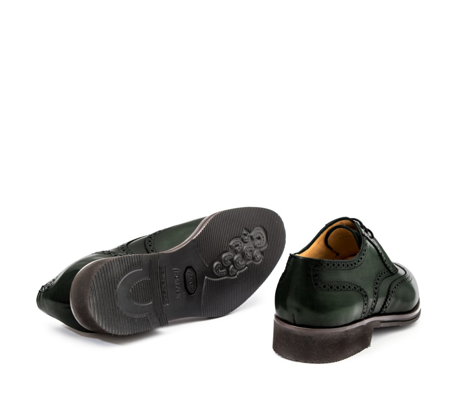 Pakerson DERBY PISA PELLE VERDE TARTARUGA Sconto