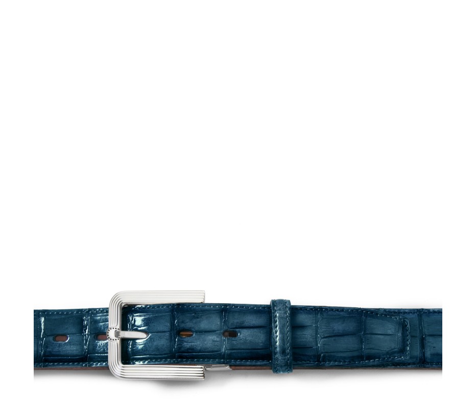 Pakerson FIBBIA FIESOLE ALLIGATORE AZZURRO BAY Hotsell