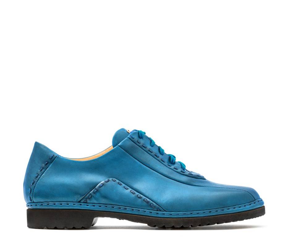 Pakerson DERBY BOLGHERI PELLE AZZURRO CIELO