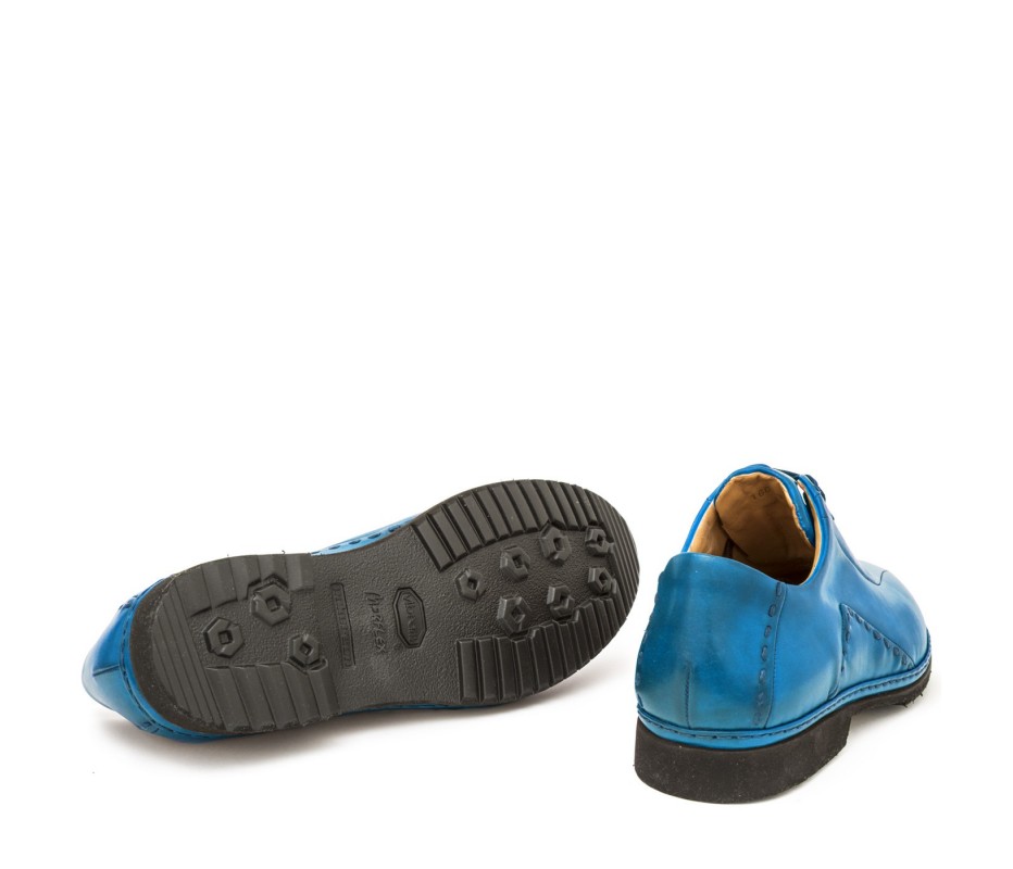 Pakerson DERBY BOLGHERI PELLE AZZURRO CIELO Negozio