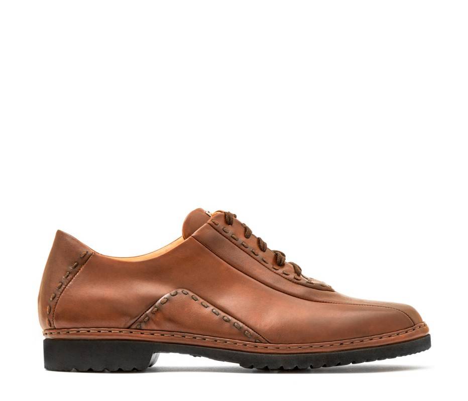 Pakerson DERBY BOLGHERI PELLE MARRONE TAN