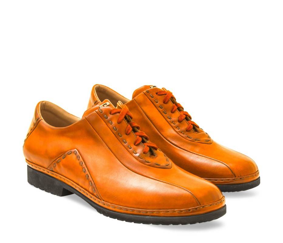 Pakerson DERBY BOLGHERI PELLE ARANCIO Promozione Limitata