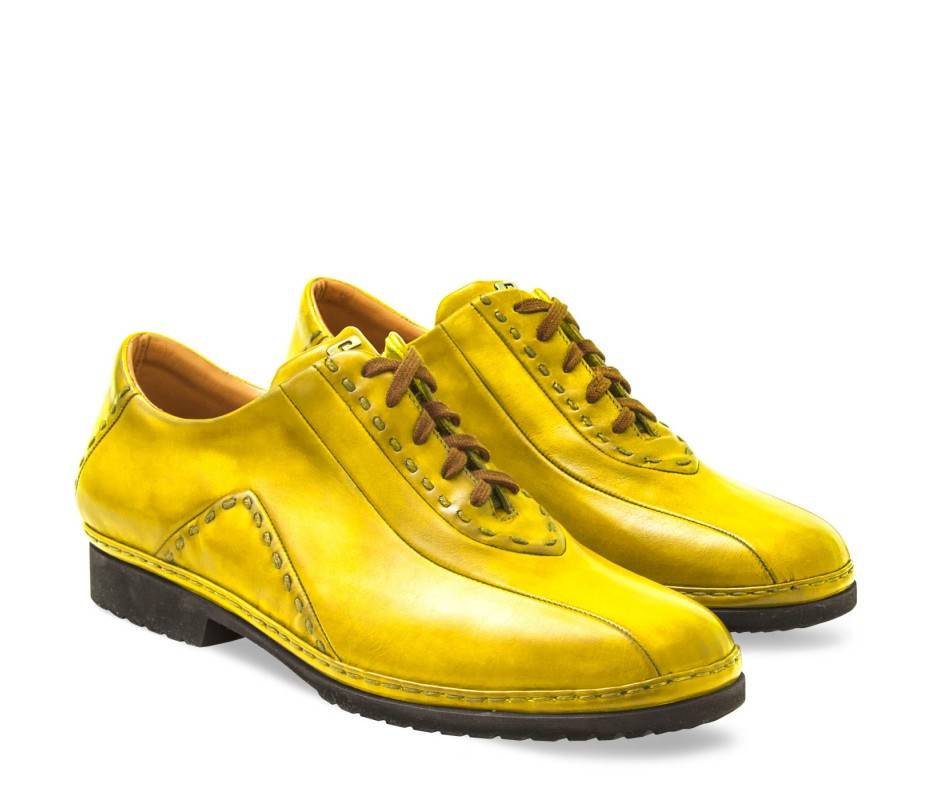 Pakerson DERBY BOLGHERI PELLE GIALLA Shopping Online