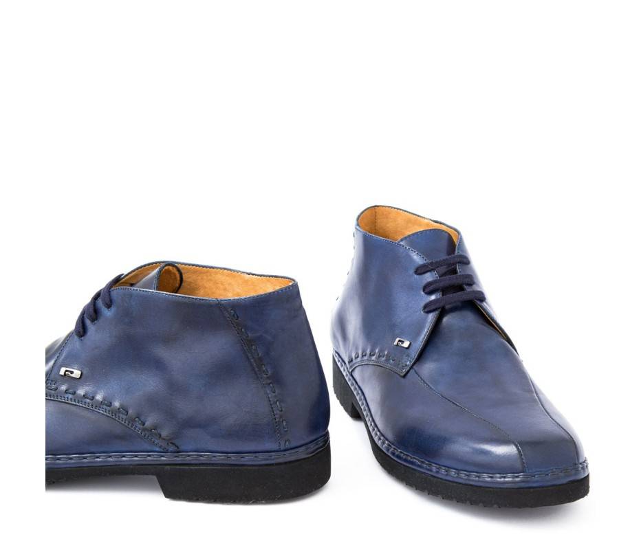 Pakerson POLACCHINO GREVE PELLE BLU NAVY Presa