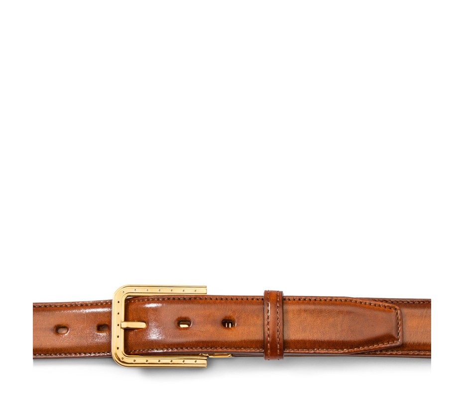 Pakerson FIBBIA RIPA PELLE MARRONE WOOD Outlet