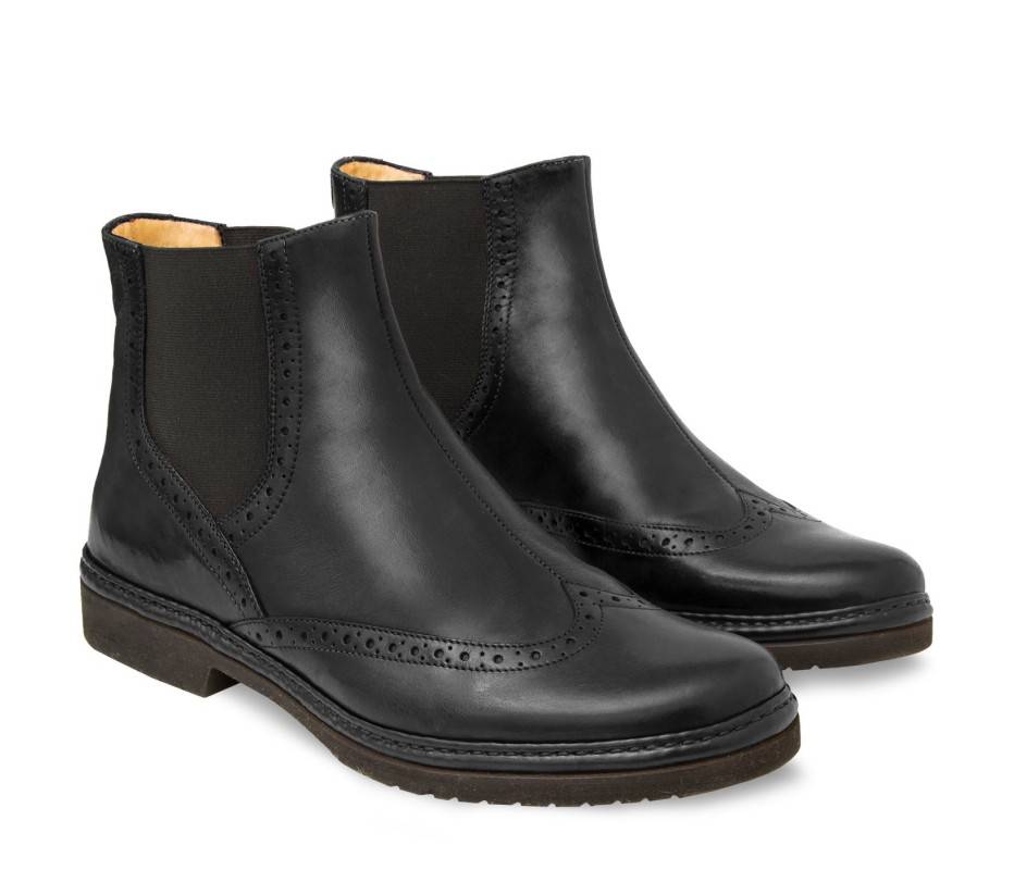 Pakerson STIVALETTO COLLODI PELLE NERA 2025