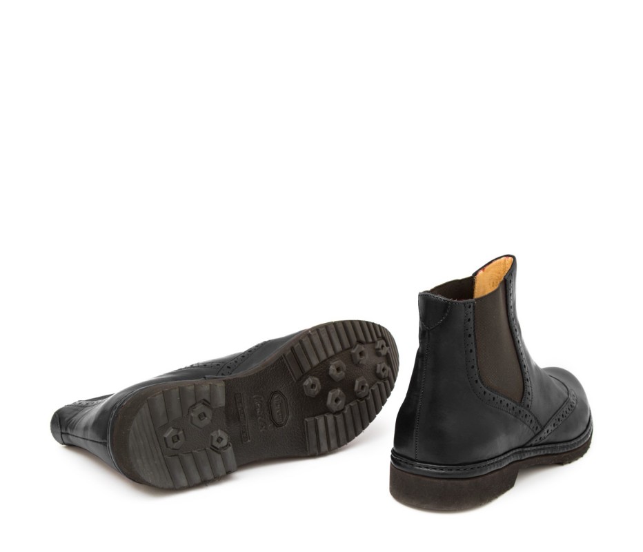 Pakerson STIVALETTO COLLODI PELLE NERA 2025