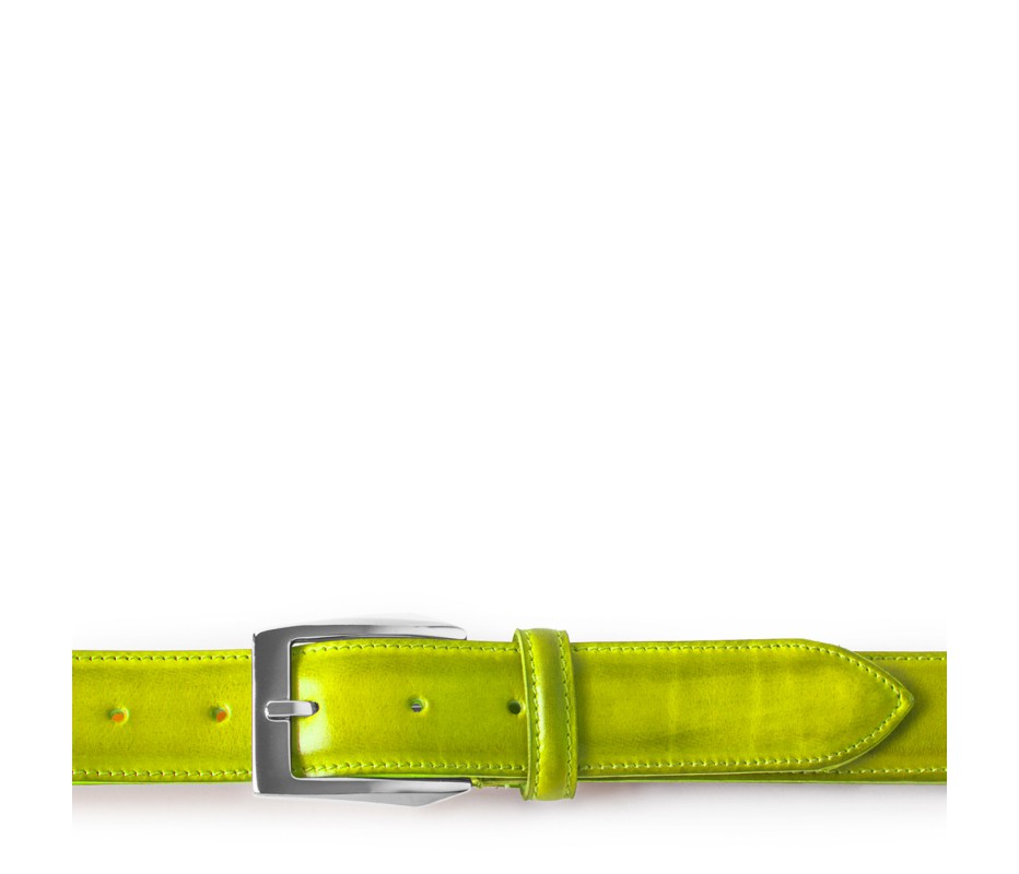 Pakerson FIBBIA CALCI PELLE VERDE PISTACCHIO Qualità