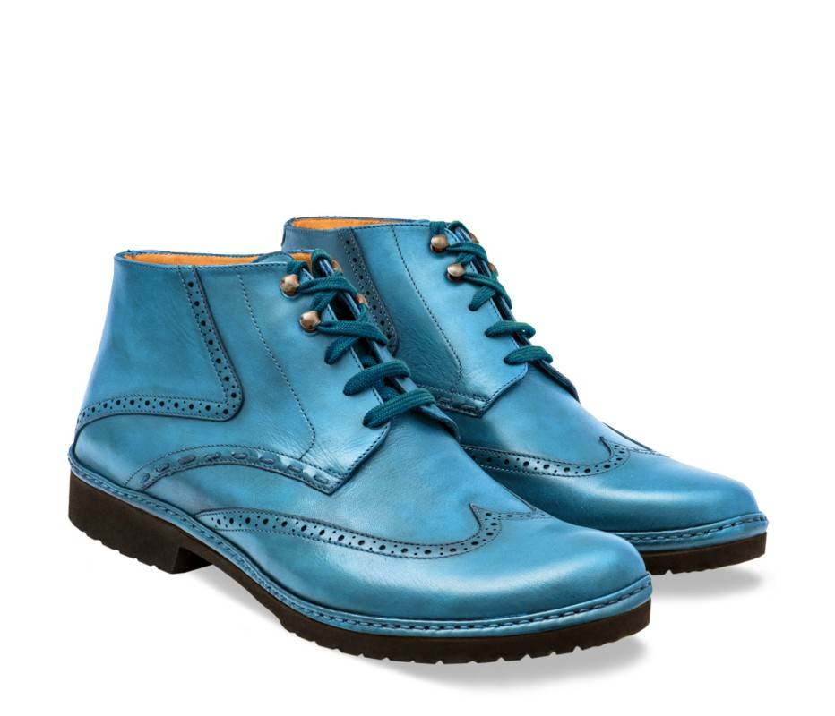 Pakerson POLACCHINO CERTALDO PELLE AZZURRO CIELO Promozione
