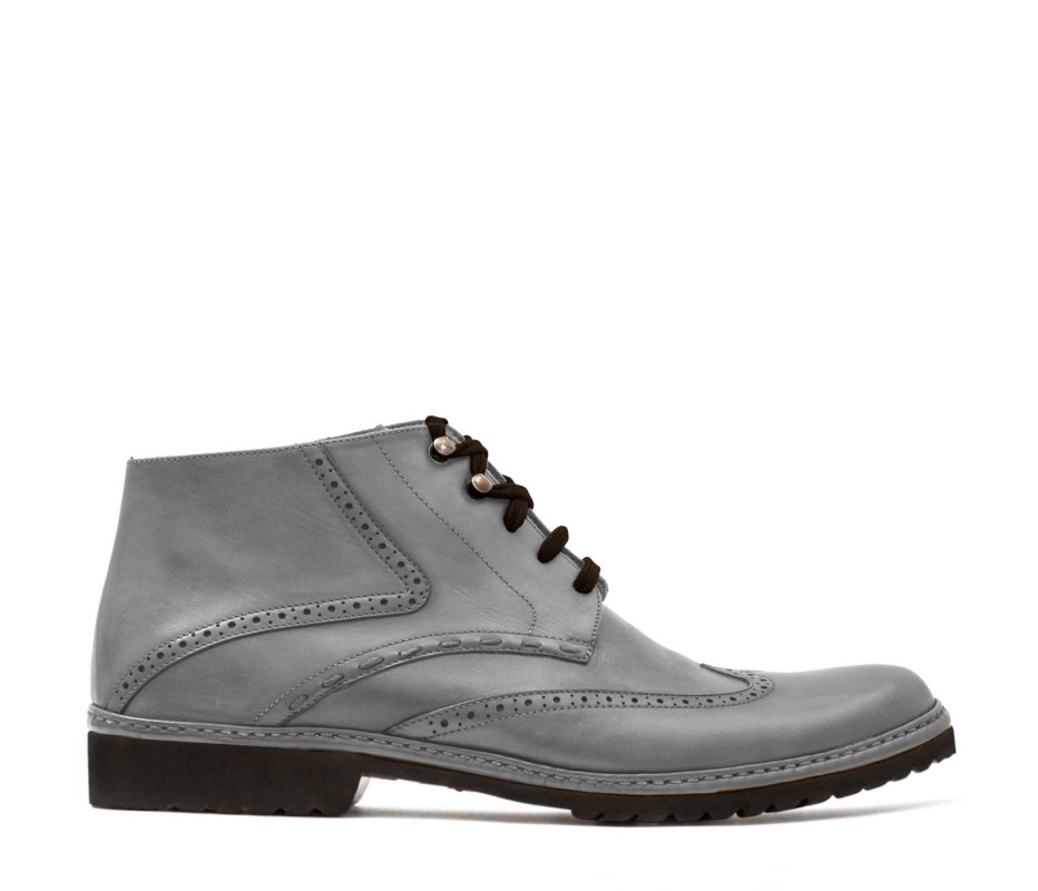 Pakerson POLACCHINO CERTALDO PELLE GRIGIO SMOG