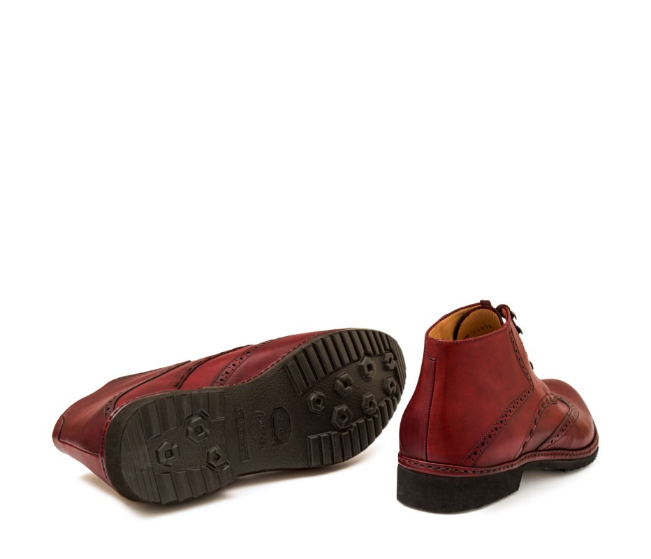 Pakerson POLACCHINO CERTALDO PELLE ROSSO BORDEAUX Acquista Ora