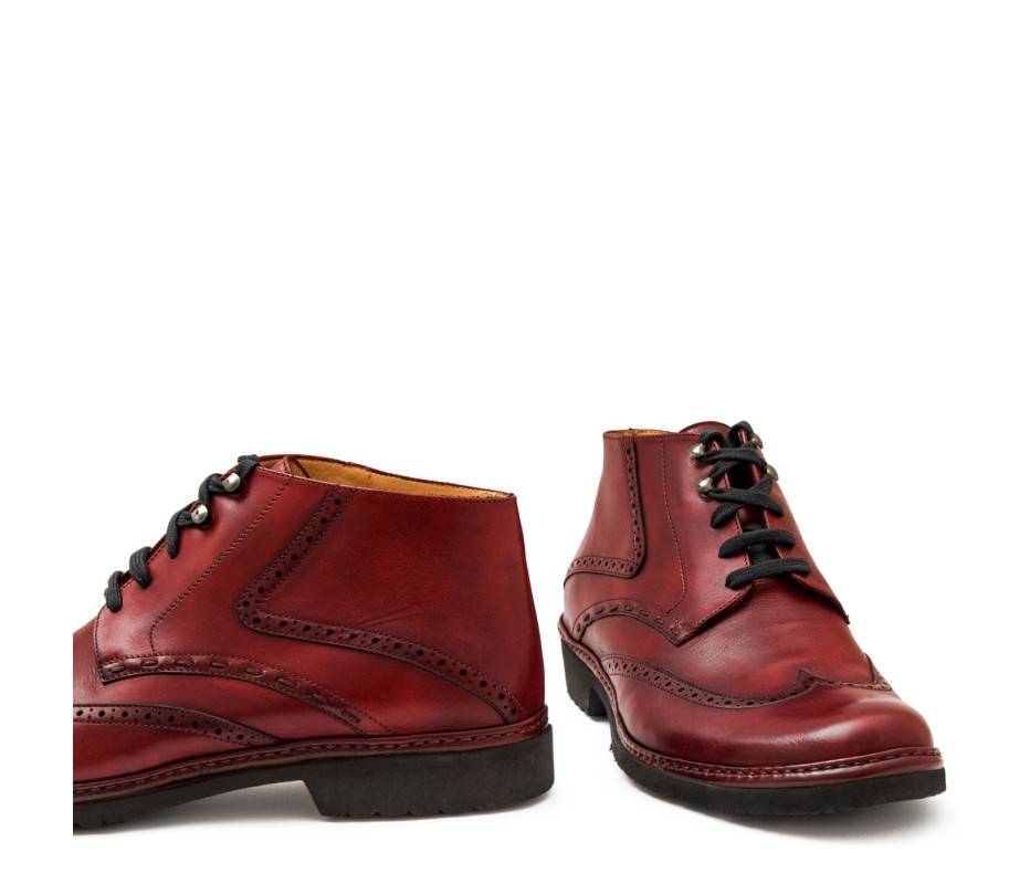 Pakerson POLACCHINO CERTALDO PELLE ROSSO BORDEAUX Acquista Ora