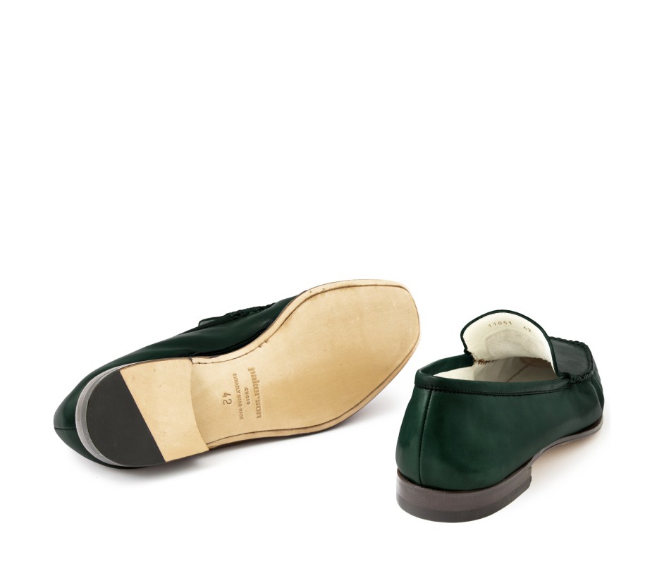 Pakerson MOCASSINO CERRETO PELLE VERDE INTENSO Outlet
