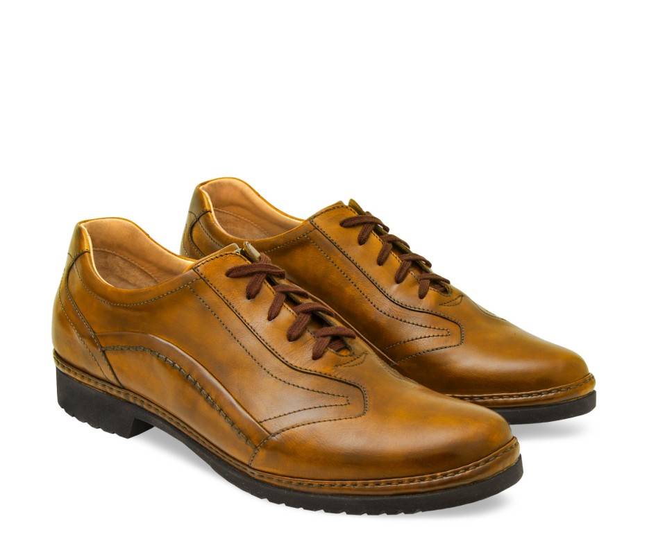 Pakerson DERBY PIENZA PELLE GIALLO SENAPE Offerte