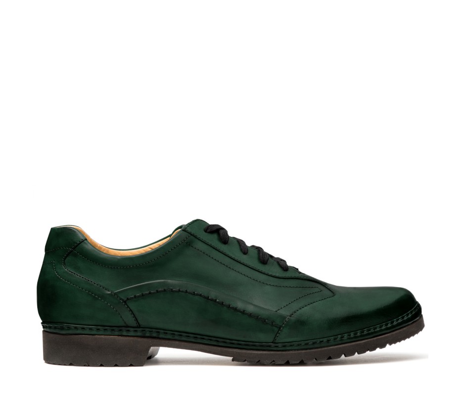 Pakerson DERBY PIENZA PELLE VERDE INTENSO