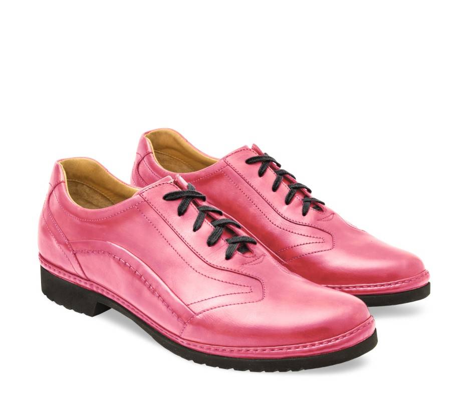 Pakerson DERBY PIENZA PELLE ROSA Vendita Calda