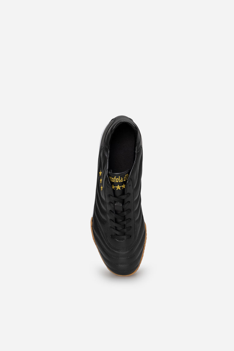 Pantofola Doro Scarpe da calcio Indoor in pelle Derby Nuova