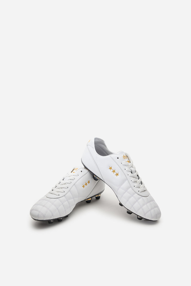Pantofola Doro Scarpe da calcio in pelle Del Duca Qualità Garantita
