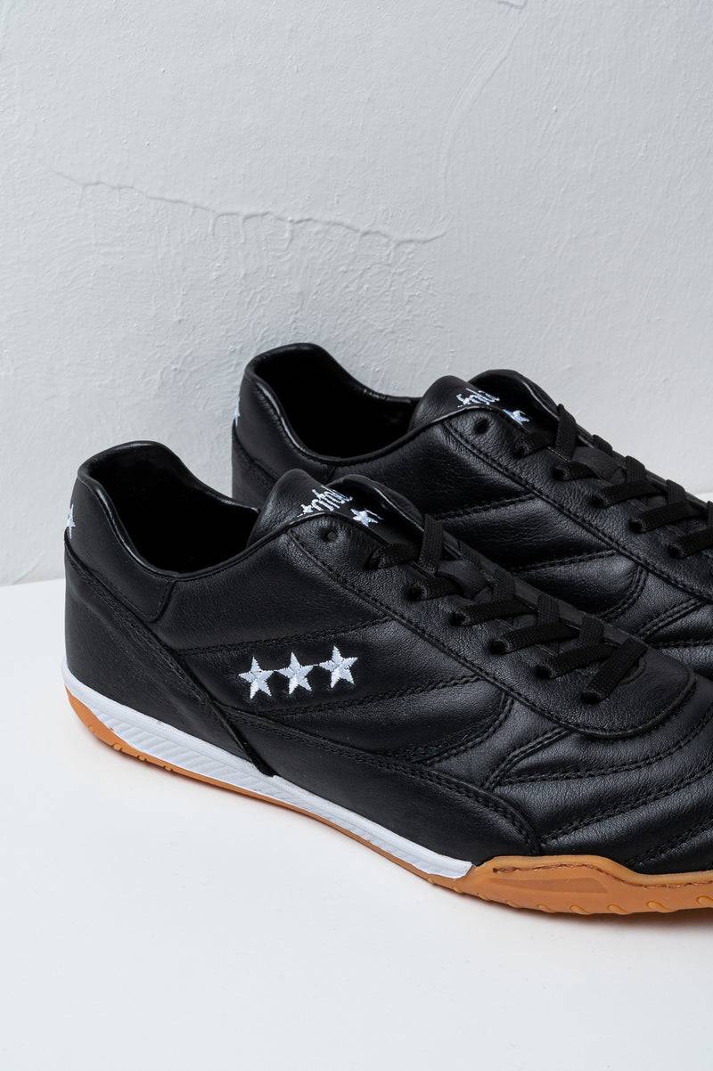 Pantofola Doro Scarpe da calcio Indoor in pelle Alloro Nuova