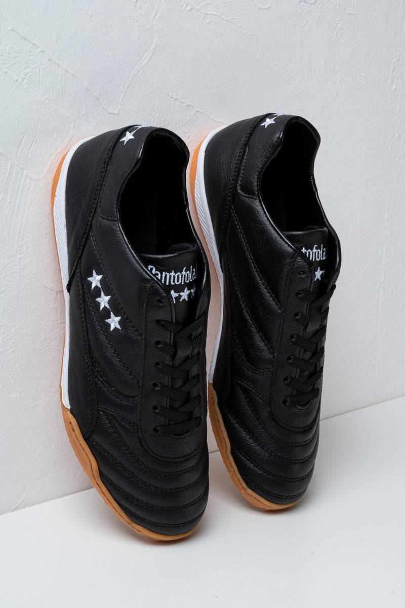 Pantofola Doro Scarpe da calcio Indoor in pelle Alloro Nuova
