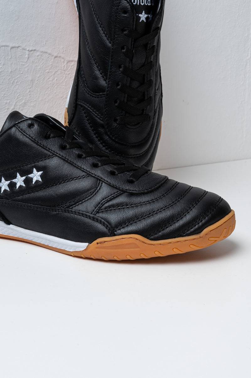 Pantofola Doro Scarpe da calcio Indoor in pelle Alloro Nuova