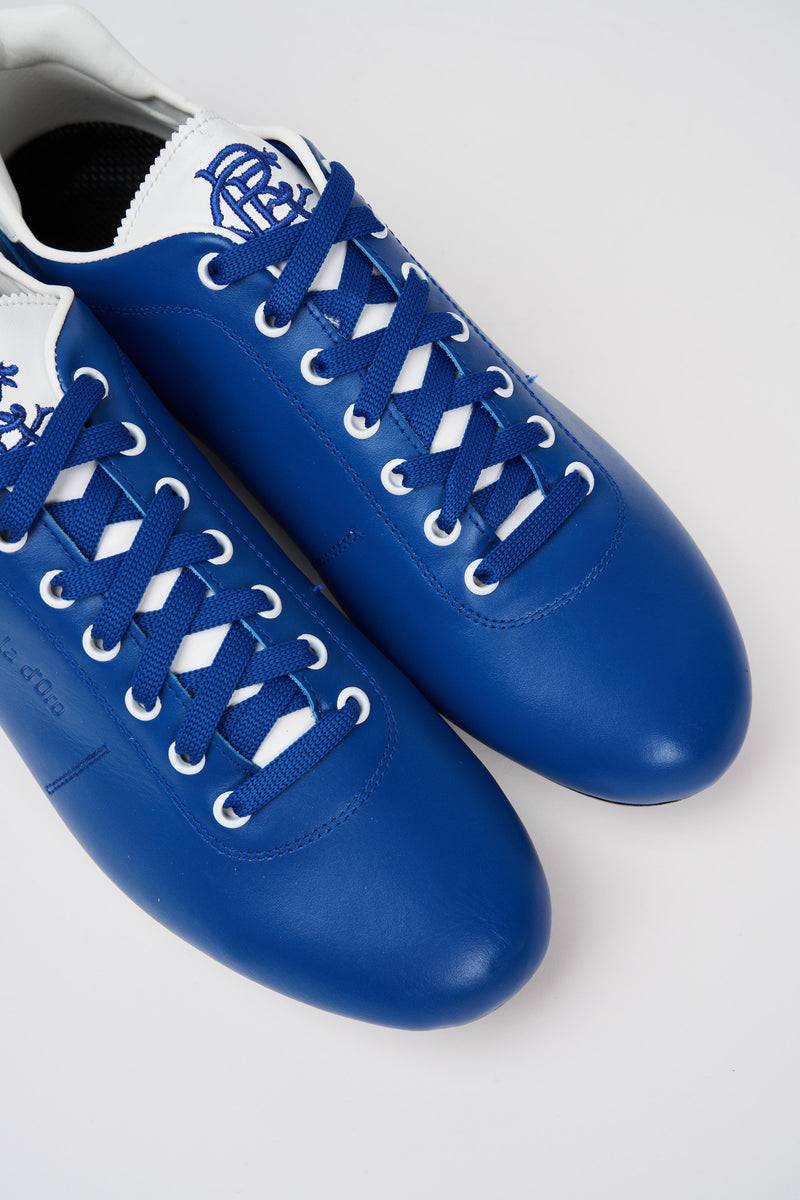 Pantofola Doro Scarpe da calcio in pelle Lazzarini x GLASGOW RANGERS Sottocosto