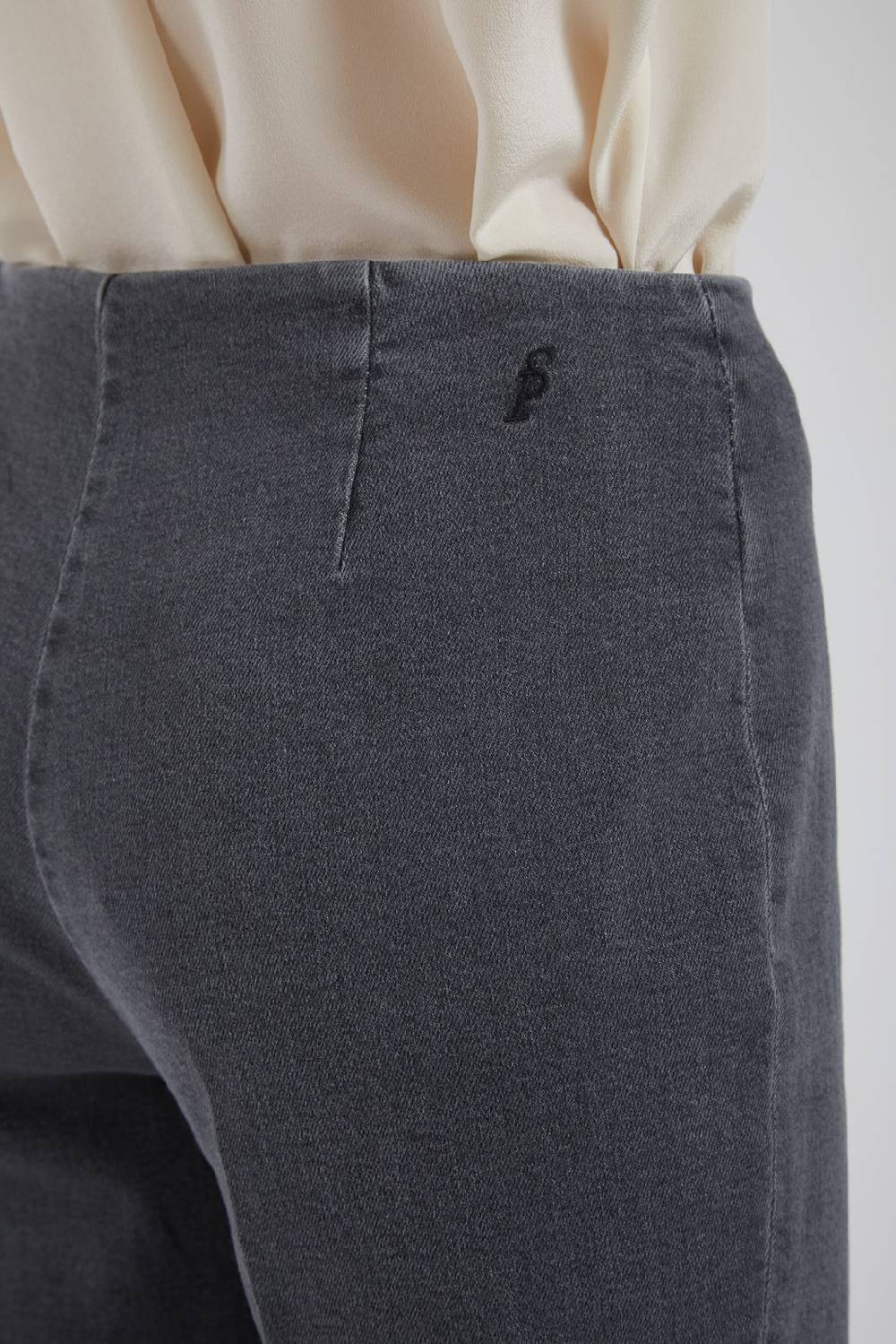 Piazza Sempione AUDREY Pantalone in denim nero Economico