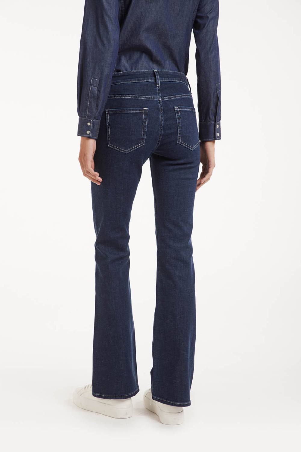 Piazza Sempione JENNIFER Pantalone in denim blu elasticizzato Vendita Economica