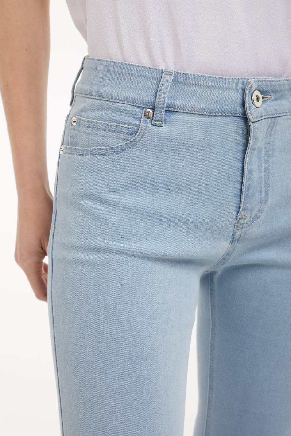 Piazza Sempione OLIVIA Pantalone in denim blu elasticizzato I Più Venduti