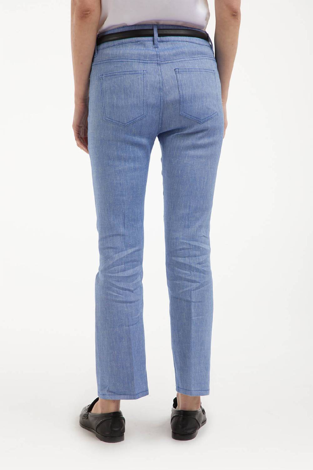 Piazza Sempione OLIVIA Pantalone 5 tasche effetto denim Vendite Flash