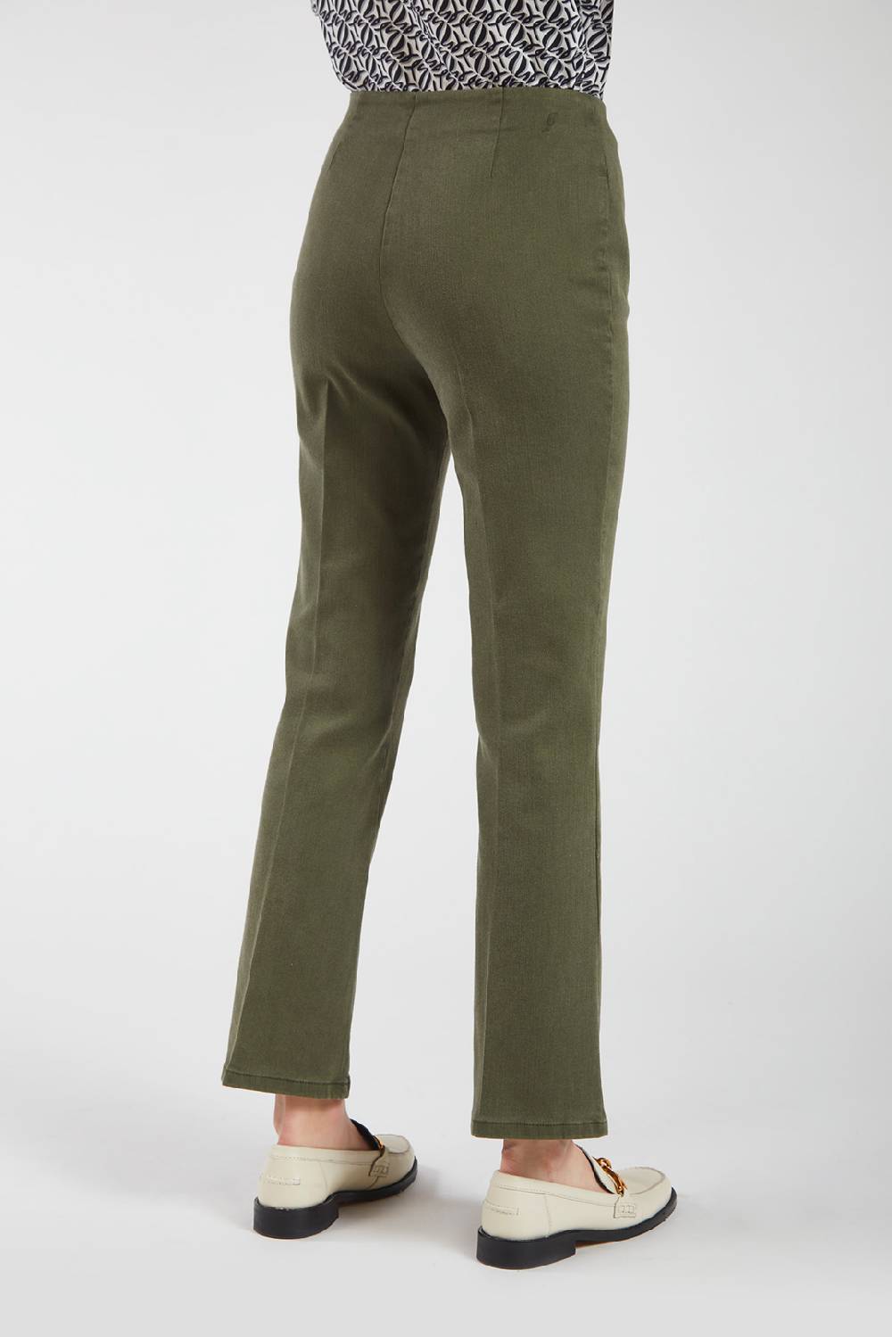 Piazza Sempione GRACE Pantalone cropped flare Comprare a buon mercato
