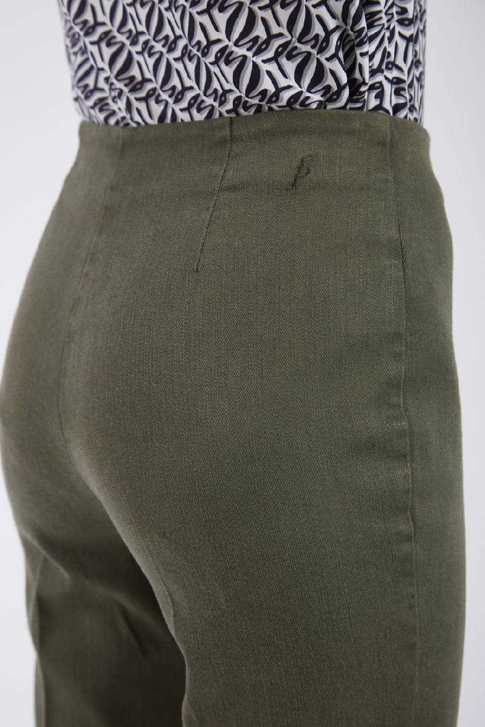 Piazza Sempione GRACE Pantalone cropped flare Comprare a buon mercato