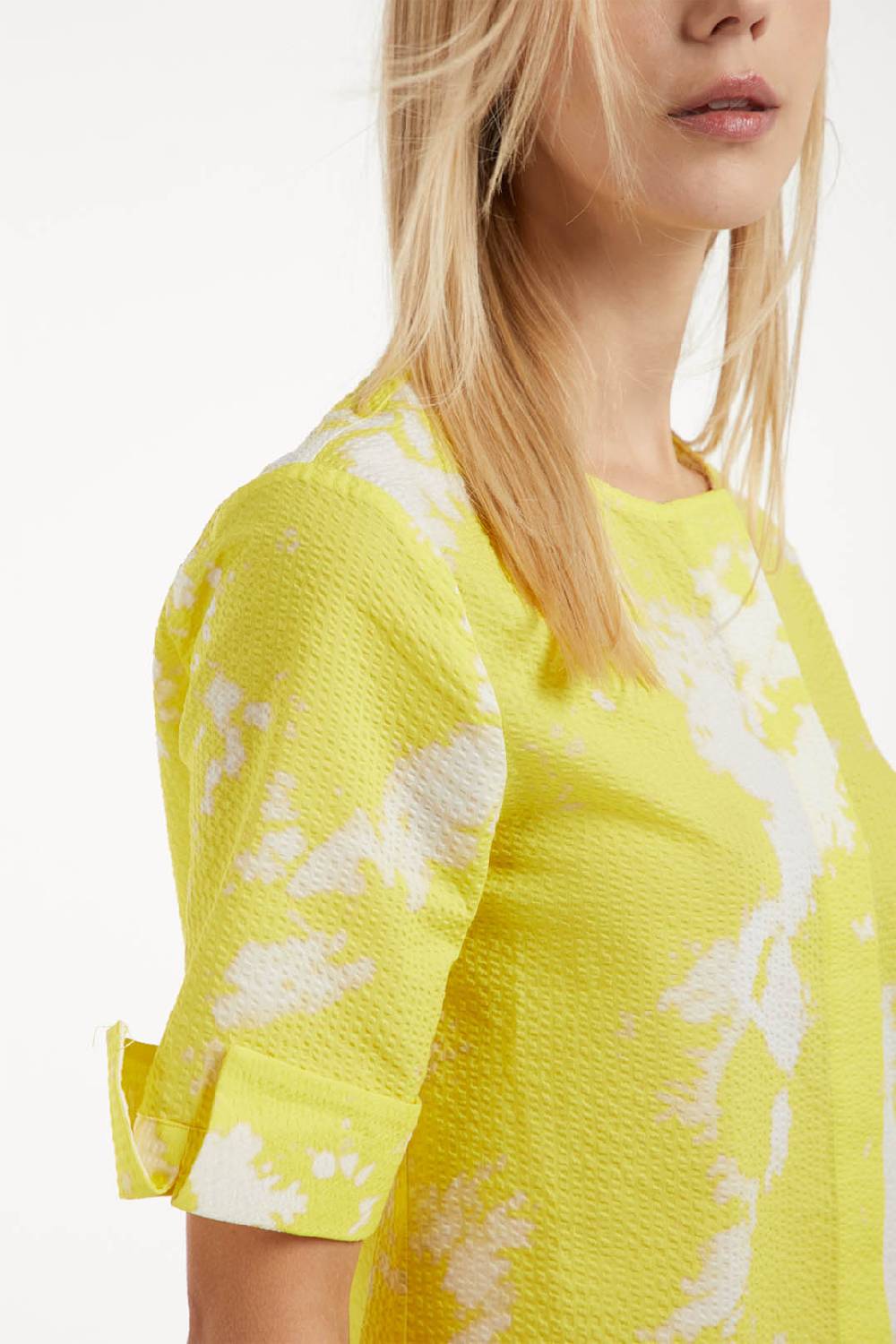 Piazza Sempione Camicia girocollo con stampa tie and dye Shopping Online