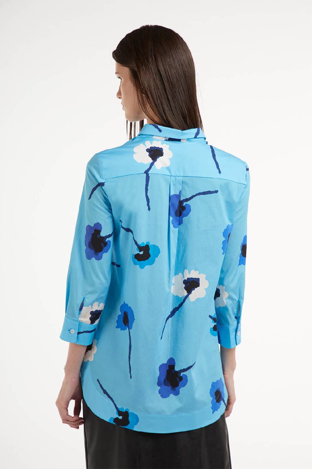 Piazza Sempione Camicia a tunica con stampa fiori Presa