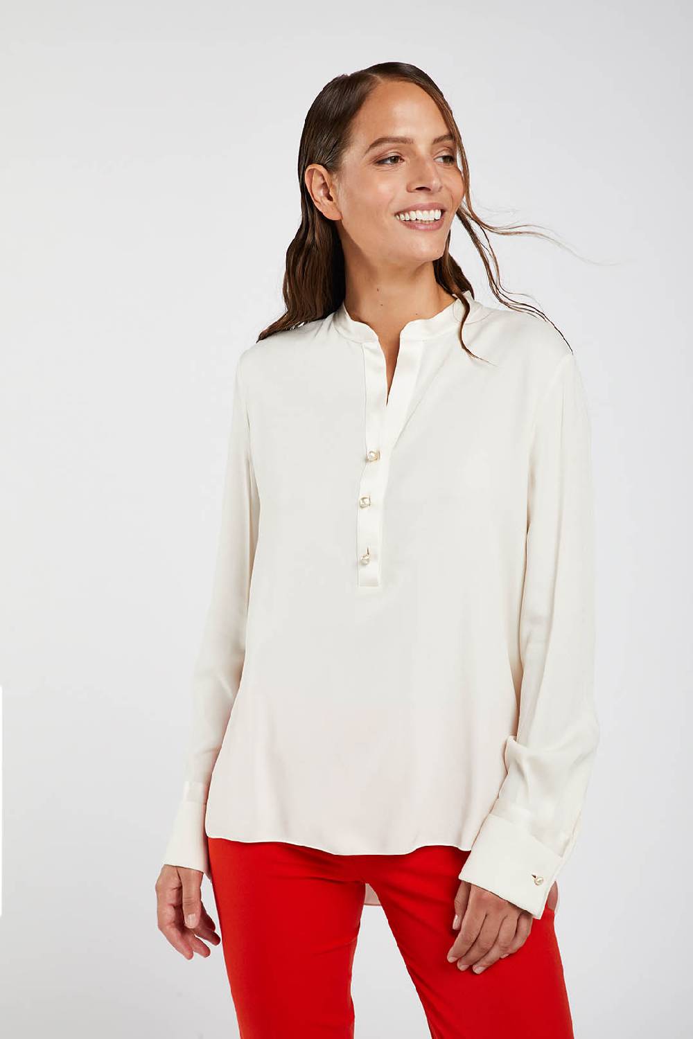 Piazza Sempione Camicia in cady enver satin Italia