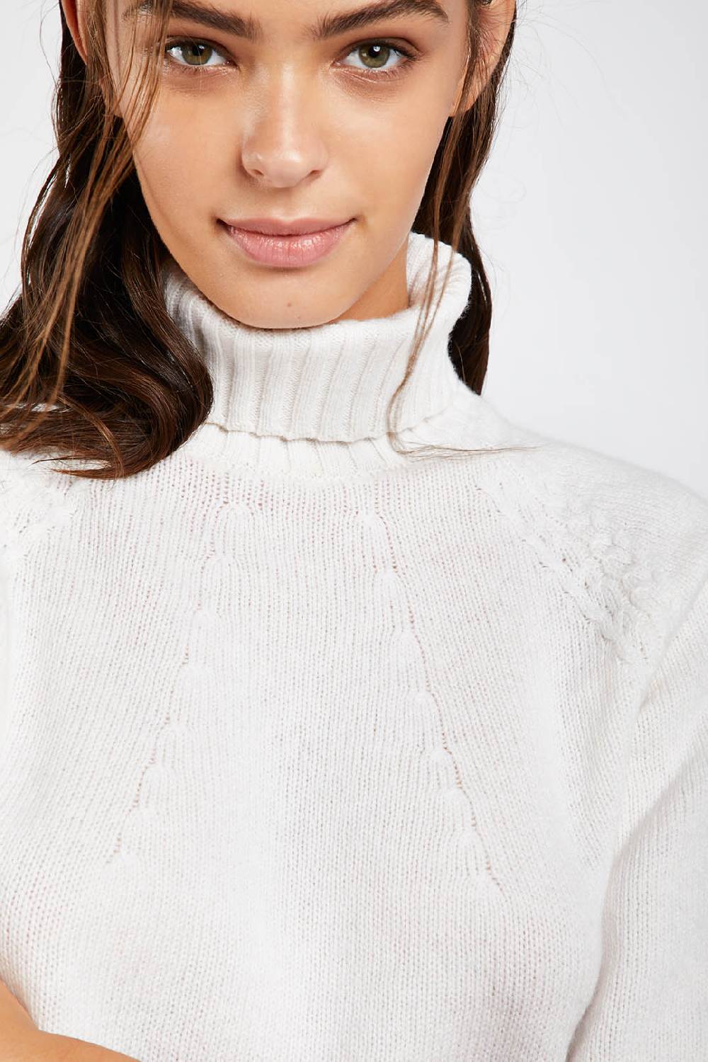 Piazza Sempione Dolcevita in viscosa e cashmere Vendita calda
