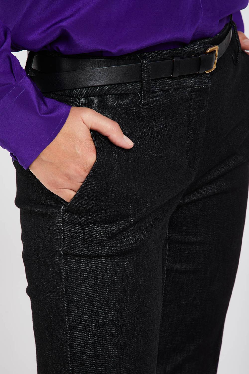 Piazza Sempione LUISA Denim lavato stretch In Saldo
