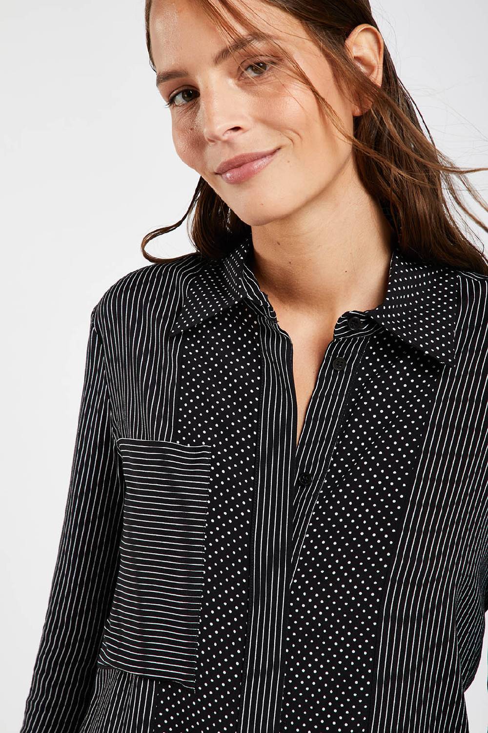 Piazza Sempione Camicia con microfantasia Convenienza