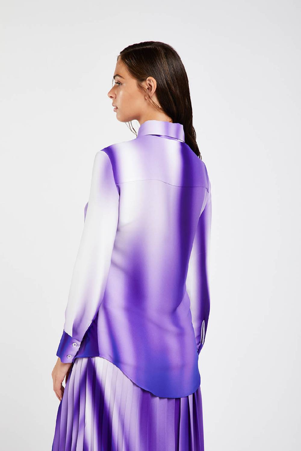 Piazza Sempione Camicia con stampa sfumata Sconto