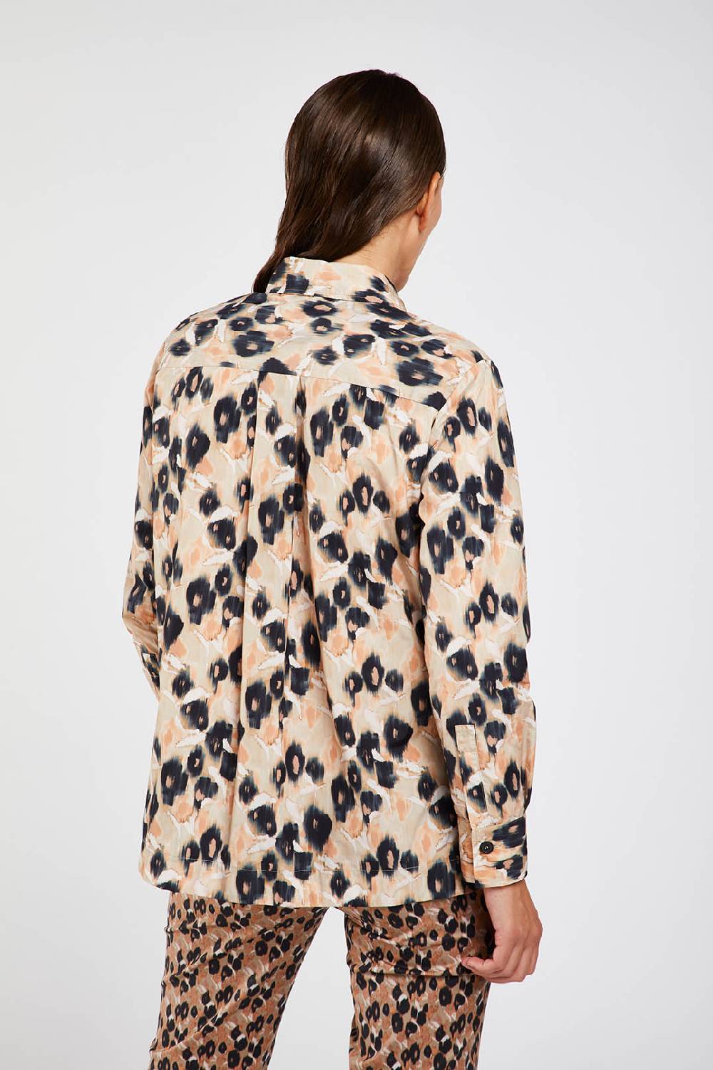 Piazza Sempione Giacca camicia in bio nylon stampato In Vendita