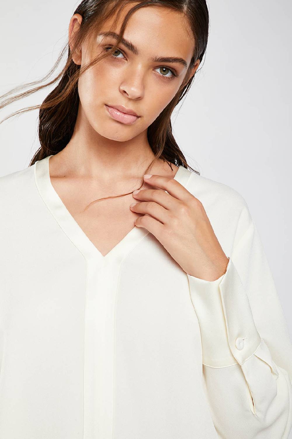 Piazza Sempione Camicia in cady enver satin Offerte