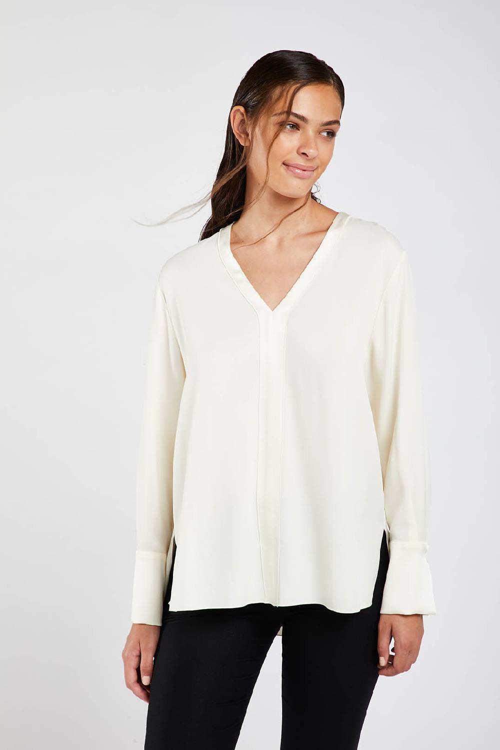 Piazza Sempione Camicia in cady enver satin Offerte