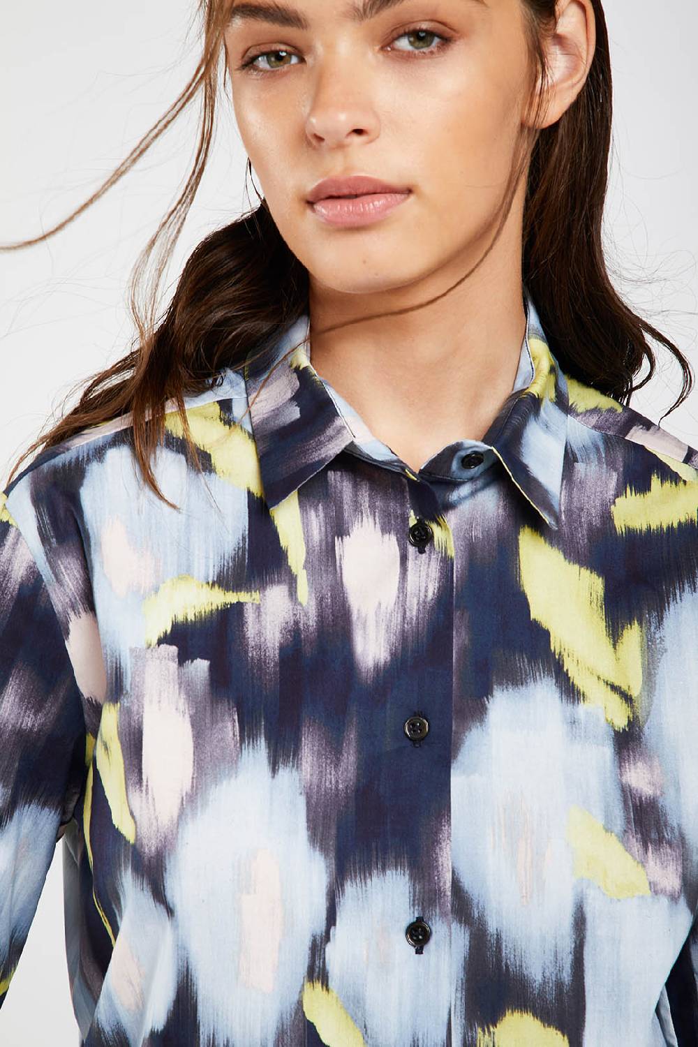 Piazza Sempione Camicia uomo con stampa fiore chinè I Più Venduti