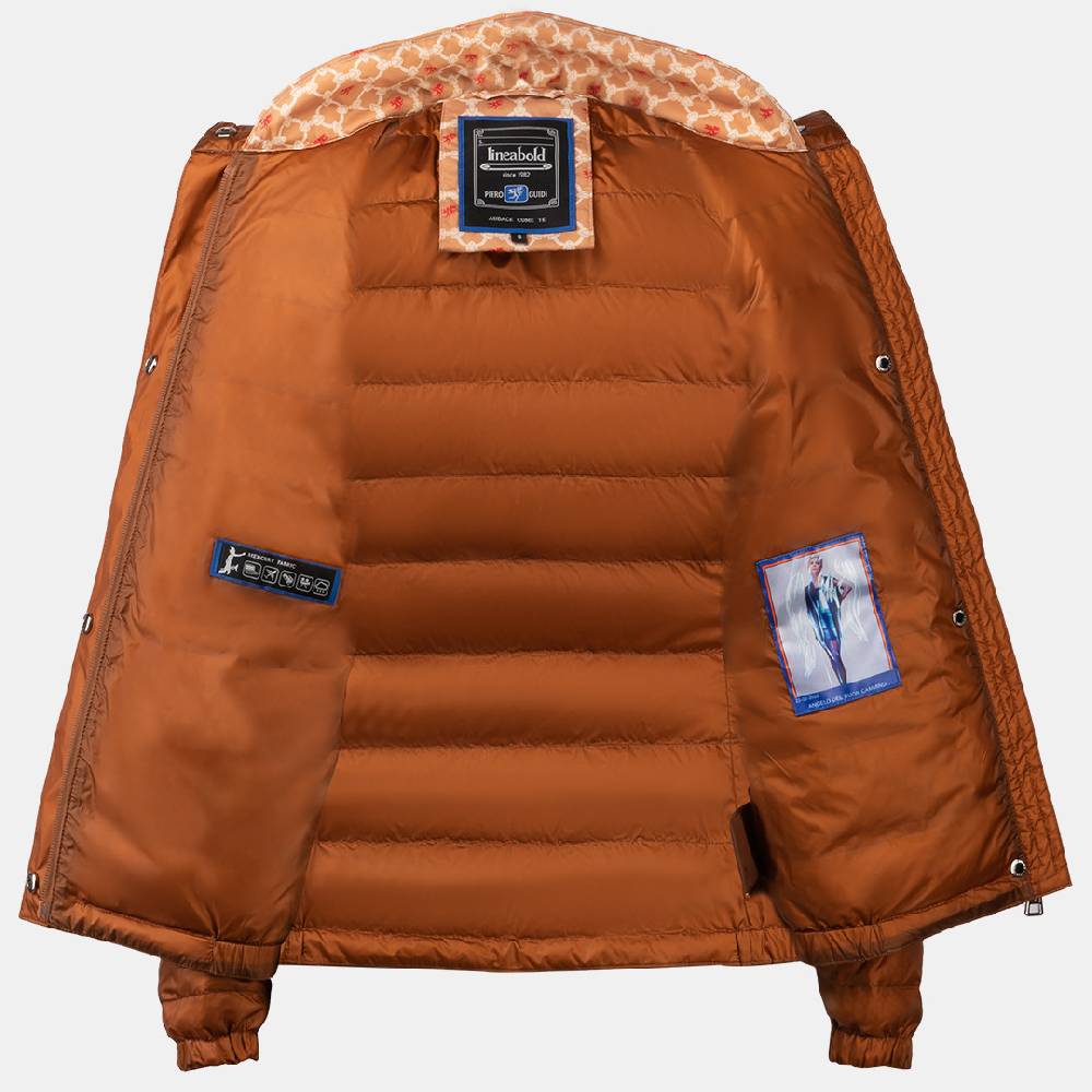 Piero Guidi LineaBold - Goose Down Bomber Jacket Vendita Calda